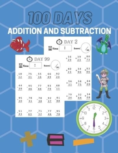 Cover for MC Omar 7 · 100 days addition and subtraction (Pocketbok) (2021)
