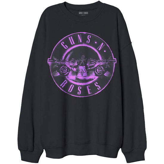 Cover for Guns N Roses · Guns N' Roses Unisex Sweatshirt: Pink Bullet (Oversized) (CLOTHES)