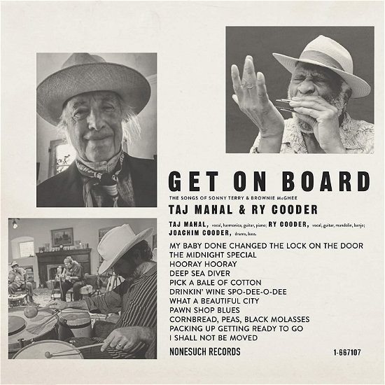 Cover for Taj Mahal &amp; Ry Cooder · Get On Board (CD) (2022)