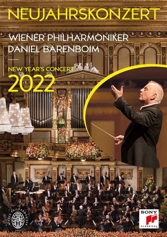 Cover for Barenboim, Daniel, &amp; Wiener Philharmoniker · New Year's Concert 2022 (DVD) (2022)