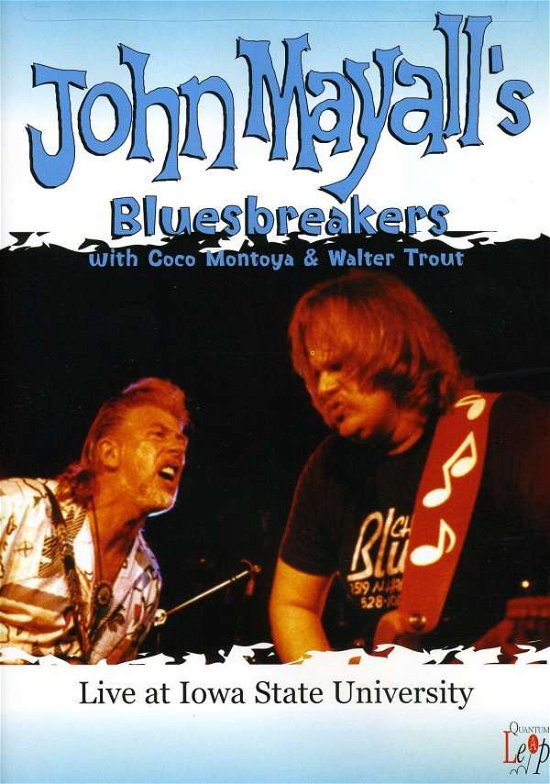 Cover for John Mayalls Bluesbreakers · John Mayalls Bluesbreakers - Live At Iowa State University (DVD) (2019)