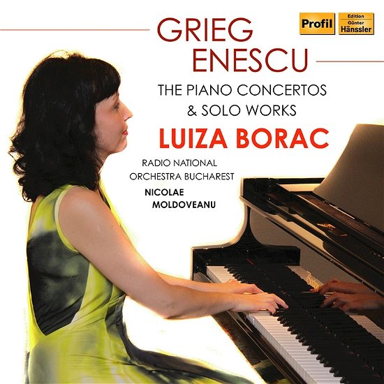 Cover for Luiza Borac · Grieg &amp; Enescu: the Piano Concertos &amp; Solo Works (CD) (2022)