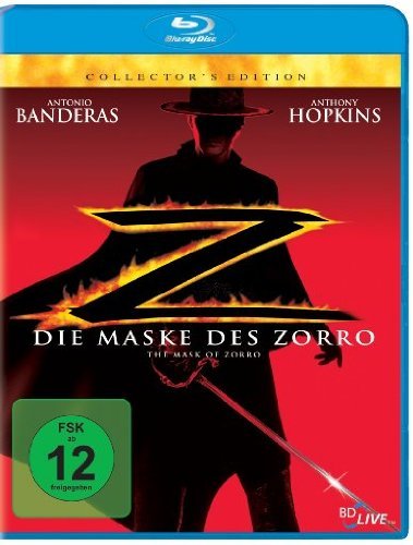 Die Maske des Zorro - Banderas Antonio/ Jones Catherine Zeta - Filmes - COLOB - 4030521719392 - 10 de dezembro de 2009