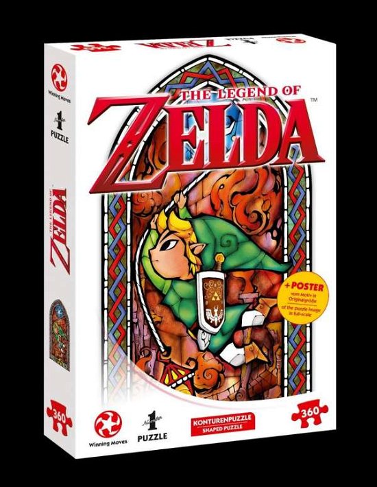 Cover for Winning Moves · Puzzle Zelda Link-adventurer, 360 Pc (Leketøy) (2018)