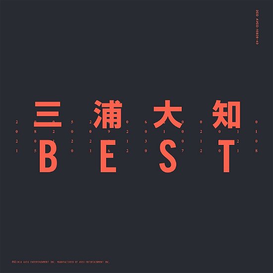 Cover for Daichi Miura · Best (CD) [Japan Import edition] (2018)