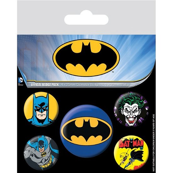 BATMAN - Characters - Pack 5 badges - Badges - Merchandise -  - 5050293804392 - February 3, 2020