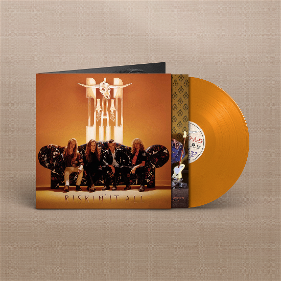 Cover for D-a-d · Riskin' It All (LP) [RSD 2023 Orange Vinyl edition] (2023)
