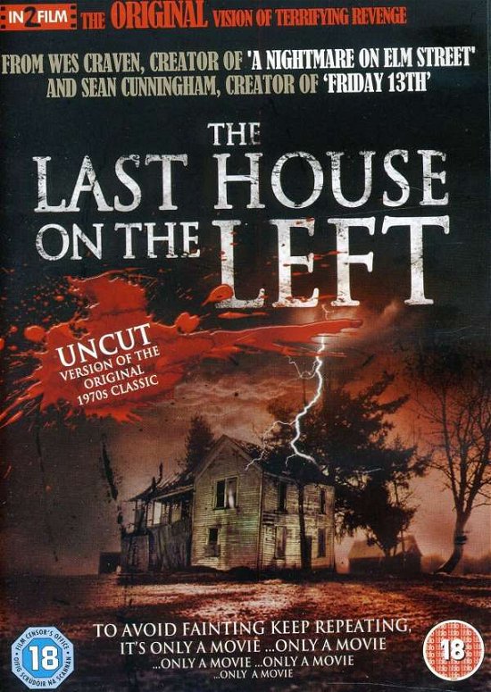 Cover for Last House on the Left: Uncut · Last House On The Left: Uncut [Edizione: Regno Unito] (DVD) (1901)