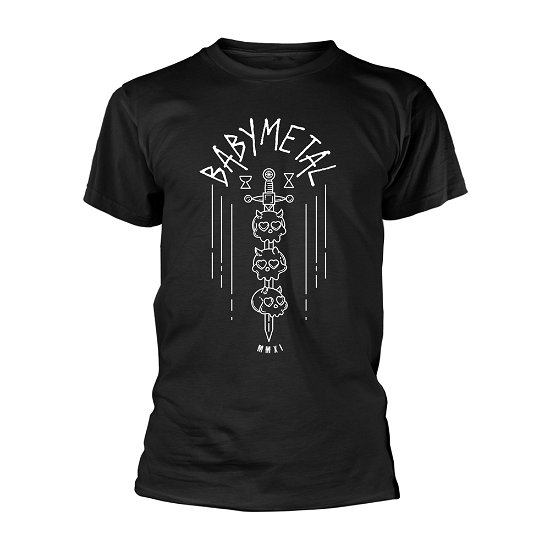 Babymetal Unisex T-Shirt: Skull Sword - Babymetal - Merchandise - PHD - 5056012018392 - 4. juni 2018