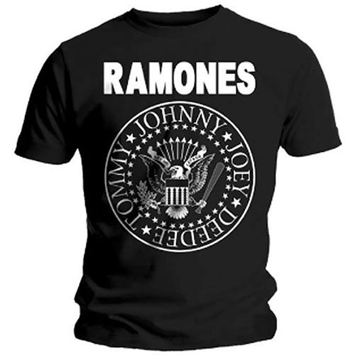 Ramones Unisex T-Shirt: Presidential Seal - Ramones - Produtos - Merch Traffic - 5056170626392 - 2 de novembro de 2013