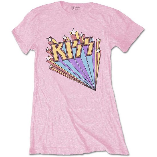 Cover for Kiss · KISS Ladies T-Shirt: Stars (T-shirt) [size S] [Pink - Ladies edition]