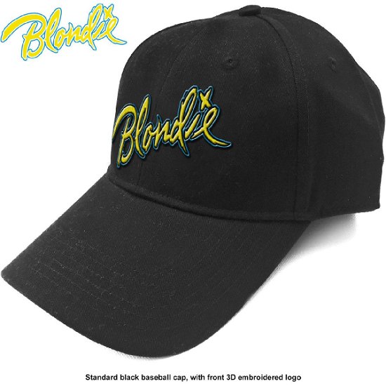 Cover for Blondie · Blondie Unisex Baseball Cap: ETTB Logo (Klær) [Black - Unisex edition]