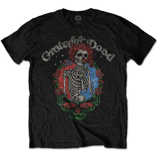 Cover for Grateful Dead · Grateful Dead Unisex T-Shirt: Floral Stealie (T-shirt) [size S]