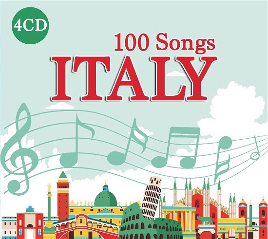 100 Songs Italy - 4 CD Boxset - Aa.vv. - Music - HALIDON - 8030615069392 - March 22, 2019