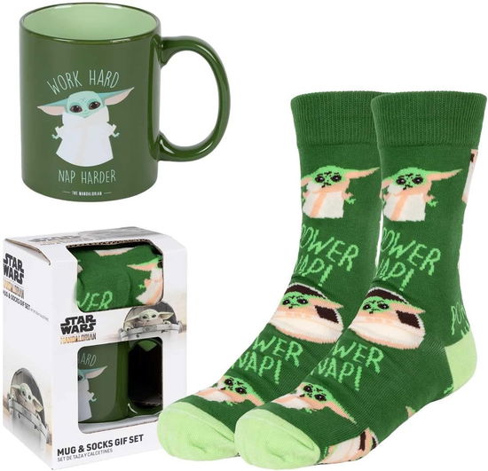 Cover for Cerda · Star Wars: The Mandalorian Mug &amp; Socks Set Grogu 40-46 (MERCH) (2023)