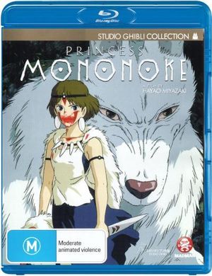 Cover for Anderson, Gillian, Danes, Claire, Crudup, Billy, Driver, Minnie, Thornton, Billy Bob, Miyazaki, Hayao · Princess Mononoke (Blu-Ray) (2014)