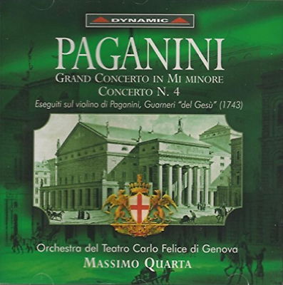 Paganini-concertos for Violin - Paganini - Muzyka - Dynamic - 9771594439392 - 14 października 2014