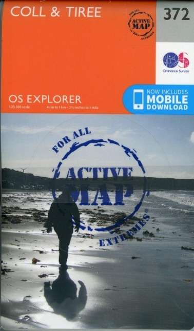 Cover for Ordnance Survey · Coll and Tiree - OS Explorer Active Map (Map) [September 2015 edition] (2015)