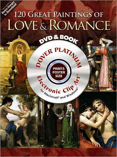 Cover for Carol Belanger Grafton · 120 Great Paintings of Love and Romance - Dover Electronic Clip Art (Lydbog (CD)) [Unabridged edition] (2010)