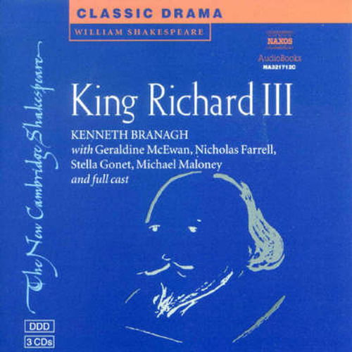 Cover for William Shakespeare · King Richard III Audio CD Set (3 CDs) - New Cambridge Shakespeare Audio (Audiobook (CD)) (2001)