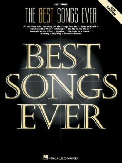The Best Songs Ever - Hal Leonard Corp. - Livros - Hal Leonard Corporation - 9780793577392 - 1 de abril de 1985
