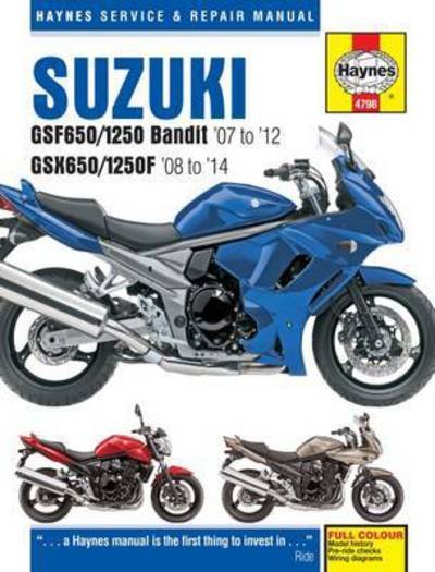 Cover for Phil Mather · Suzuki GSF650/1250 Bandit &amp; GSX650/1250F (07-14) Haynes Repair Manual (Paperback Book) [2 Revised edition] (2014)