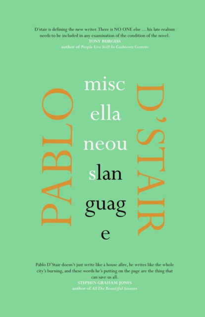 Cover for Pablo D'stair · Miscellaneous Language (Paperback Book) [Collected Works of Pablo d'Stair (Volume 5) edition] (2020)