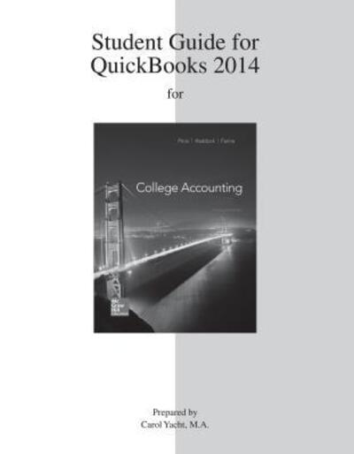 Student guide for Quickbooks 2014 for college accounting - John Price - Inne - Irwin Mcgraw-Hill - 9781259317392 - 10 kwietnia 2014