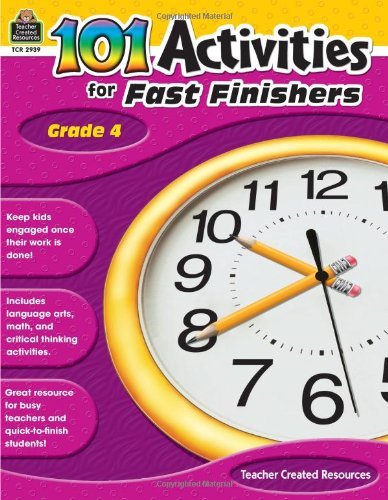 Cover for Teacher Created Resources Staff · 101 Activities for Fast Finishers Grd 4 (Paperback Bog) [Csm edition] (2011)