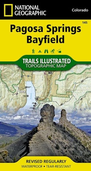 Cover for National Geographic Maps · Pagosa Springs / Bayfield: Trails Illustrated (Kort) (2023)