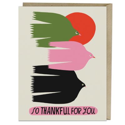 Cover for Lisa Congdon · 6-Pack Em &amp; Friends So Thankful for You Greeting Cards (Flashcards) (2021)