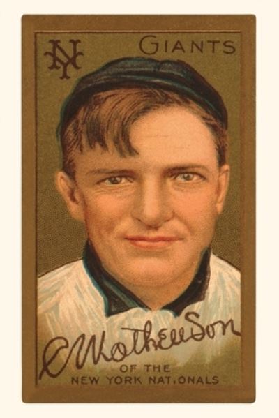 Cover for Found Image Press · Vintage Journal Early Baseball Card, Christy Mathewson (Book) (2022)