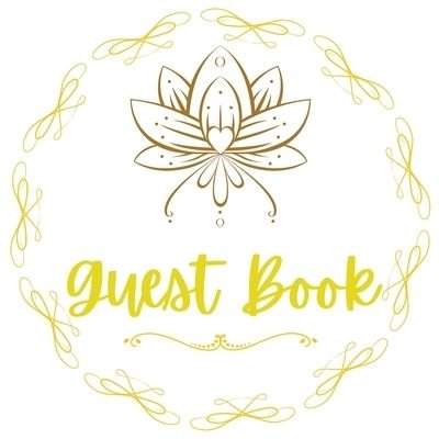 Cover for G McBride · Evening Awl Guest Book Any Occasions Book White and Gold Design (Paperback Book) (2020)