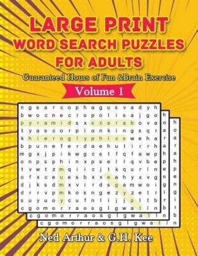 Cover for G H Kee · Large Print Word Search Puzzles for Adults (Paperback Book) (2018)
