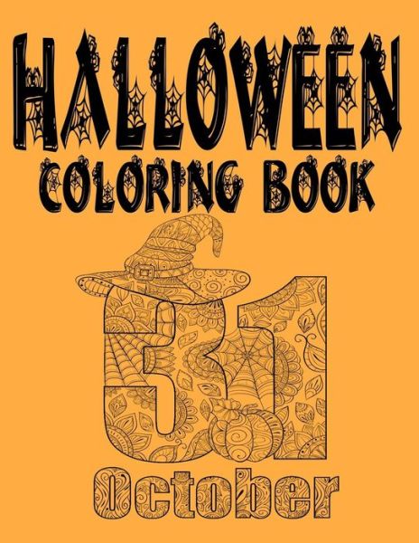 Cover for T K Setzer · Halloween Coloring Book (Paperback Book) (2018)