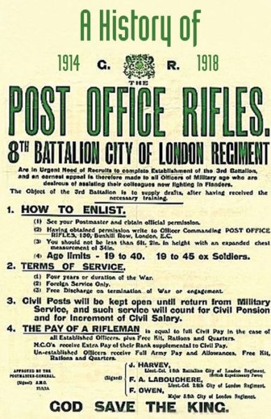 Cover for One of the Battalion Commanders · History of the Post Office Rifles, 8th Battalion City of London Regiment 1914 to 1918 (Paperback Book) (2014)