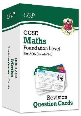 Cover for CGP Books · GCSE Maths AQA Revision Question Cards - Foundation - CGP AQA GCSE Maths (Hardcover Book) (2019)