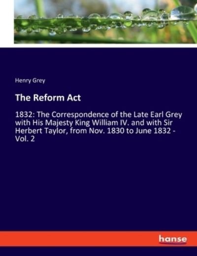 Cover for Grey · The Reform Act (Bog) (2020)