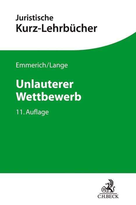 Cover for Emmerich · Unlauterer Wettbewerb (Book)