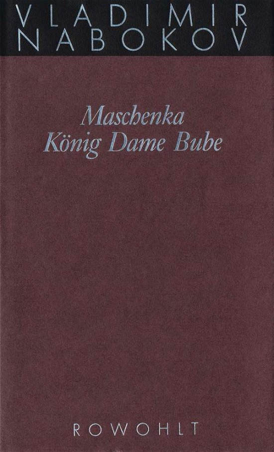 Cover for V. Nabokov · Maschenka.König,Dame,Bube (Book)
