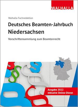 Cover for Walhalla Fachredaktion · Deutsches Beamten-Jahrbuch Niedersachsen 2022 (Hardcover Book) (2022)