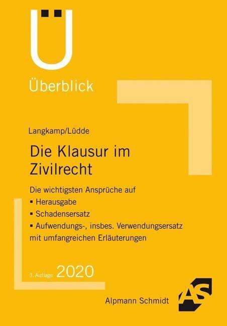 Cover for Langkamp · Die Klausur im Zivilrecht (Book)