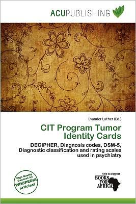 Cover for Evander Luther · CIT Program Tumor Identity Cards (Book) (2011)