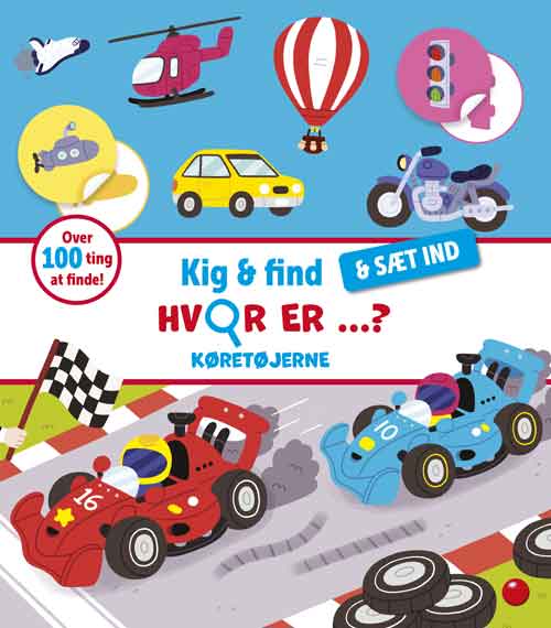 Kig & find & sæt ind: Kig & find - & sæt ind: Hvor er ...køretøjerne? (Paperback Book) [1. wydanie] (2024)