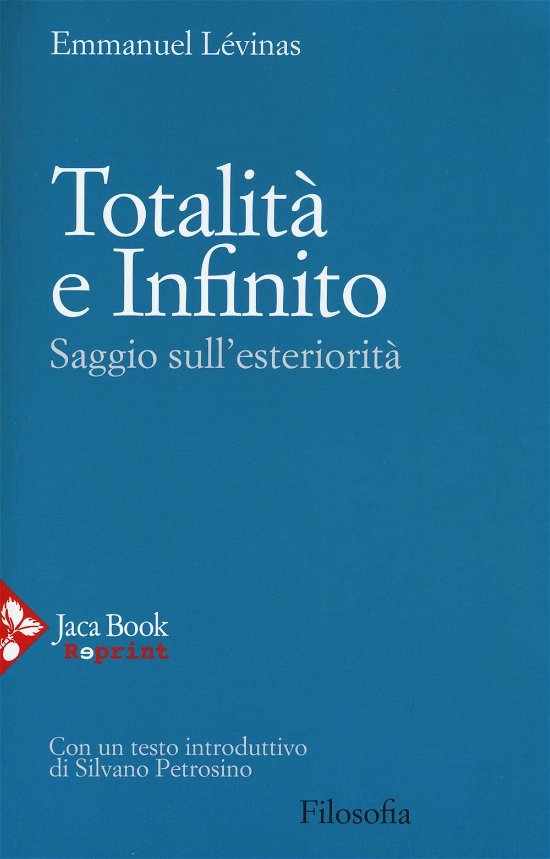 Cover for Emmanuel Levinas · Totalita E Infinito. Saggio Sull'esteriorita (Book)