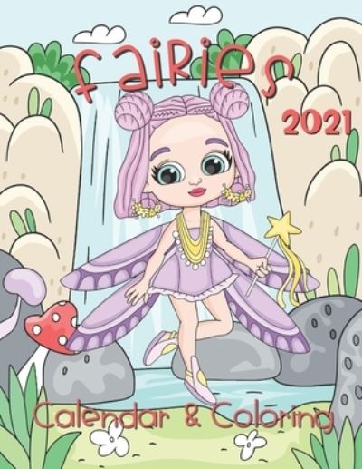 Cover for Dudex Losenso · Fairies Coloring Calendar 2021 (Paperback Book) (2020)