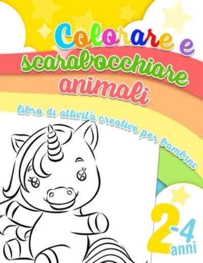 Cover for Lou &amp; Lou · Colorare e scarabocchiare animali - libro di attivita creative per bambini 2-4 anni (Paperback Book) (2020)