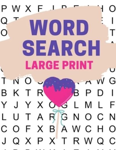 Cover for Getelan Journals · Word Search Large Print (Paperback Book) (2021)