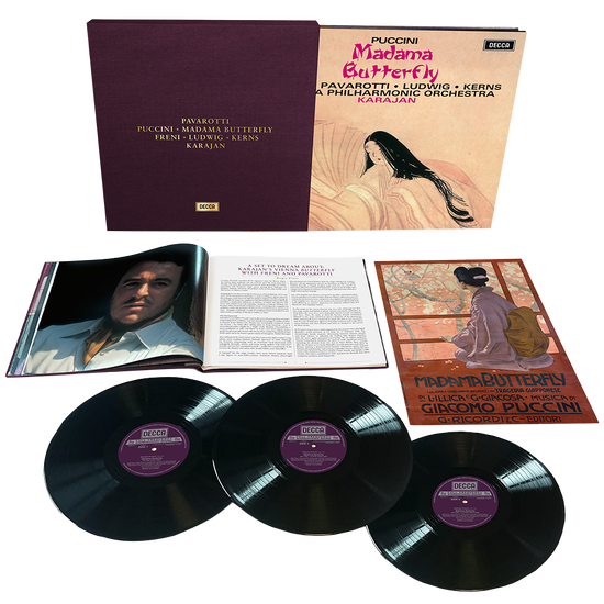 Cover for Mirella Freni &amp; Luciano Pavarotti &amp; Christa Ludwig · Puccini: Madama Butterfly (LP) (2025)