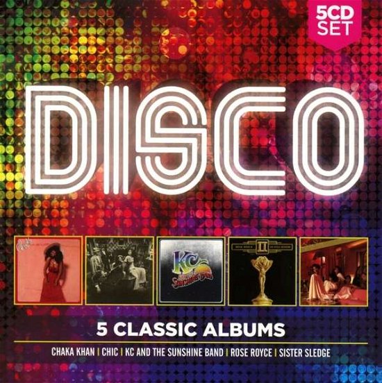 Disco: 5 Classic Album Series - Various Artists - Música - Warner Strategic Marketing UK - 0190295726393 - 17 de novembro de 2017